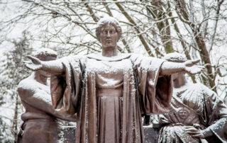 Alma Mater In Winter.